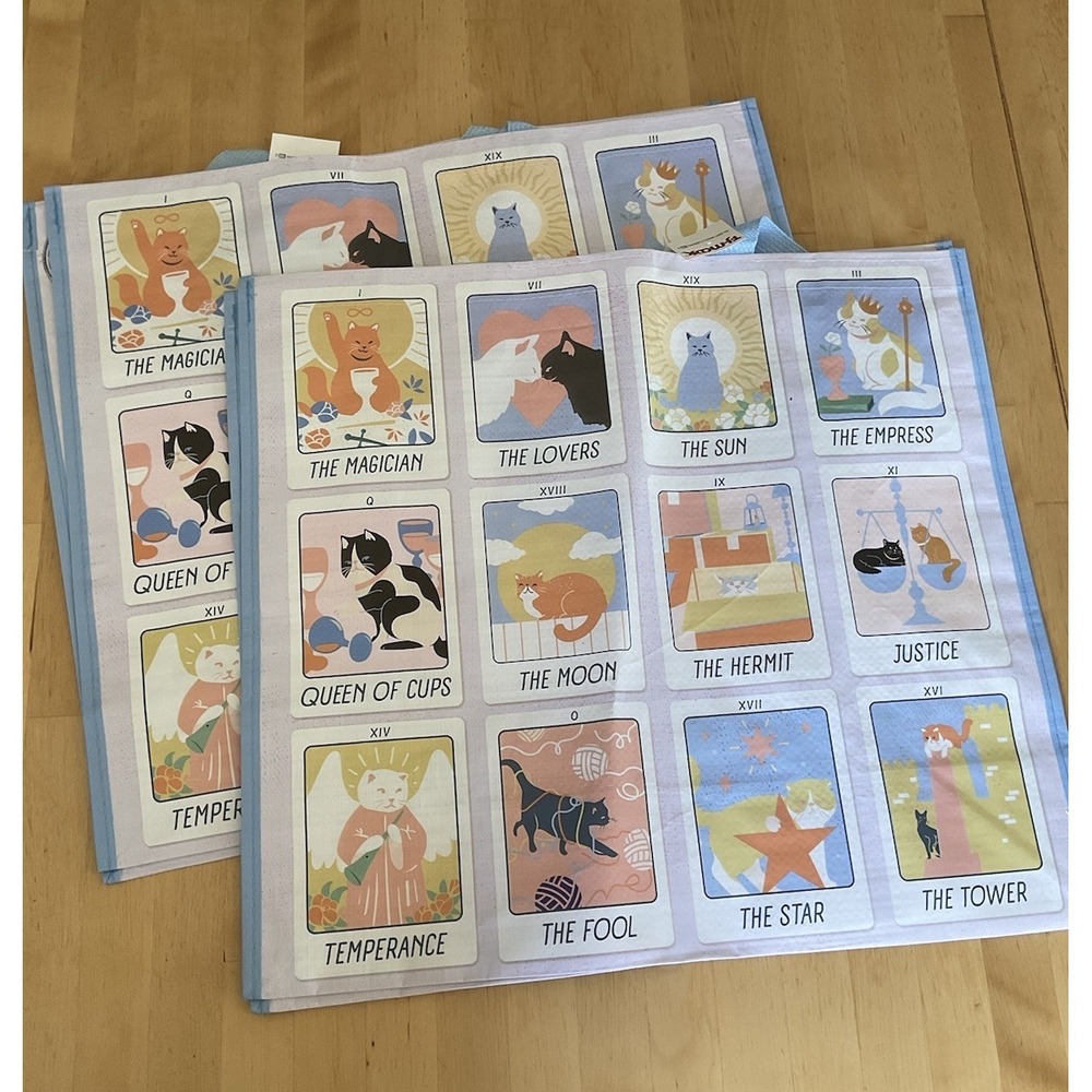 New Tarot Cat Kitties Tj Maxx Reusable Bag Eco 2